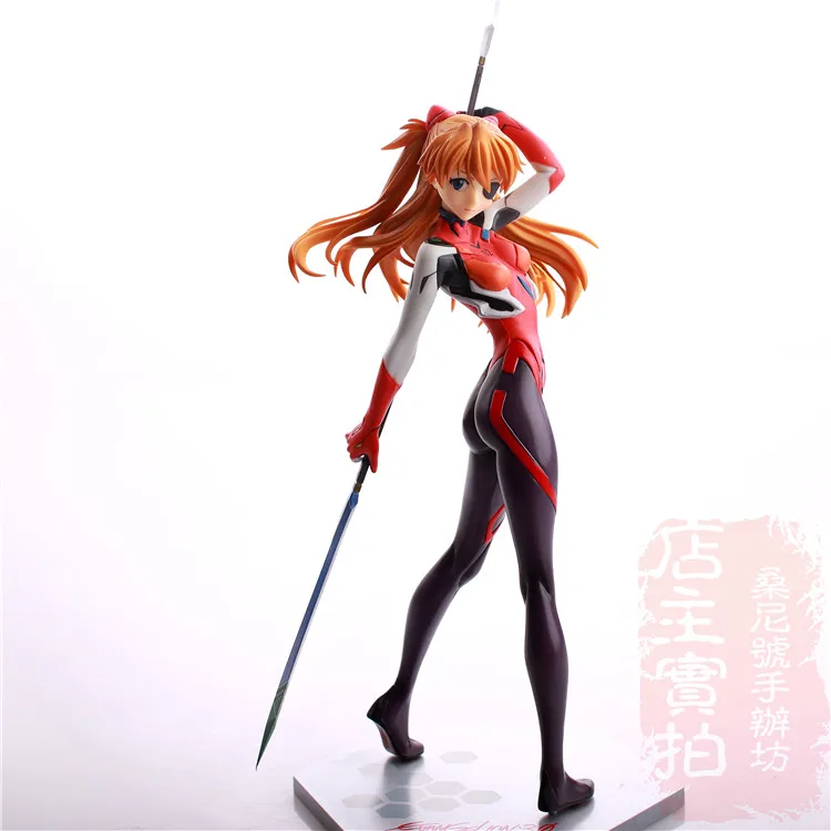 Классическая игра Аниме Shikinami Asuka Langley Soryu боевой стиль оружие 27 см сексуальная