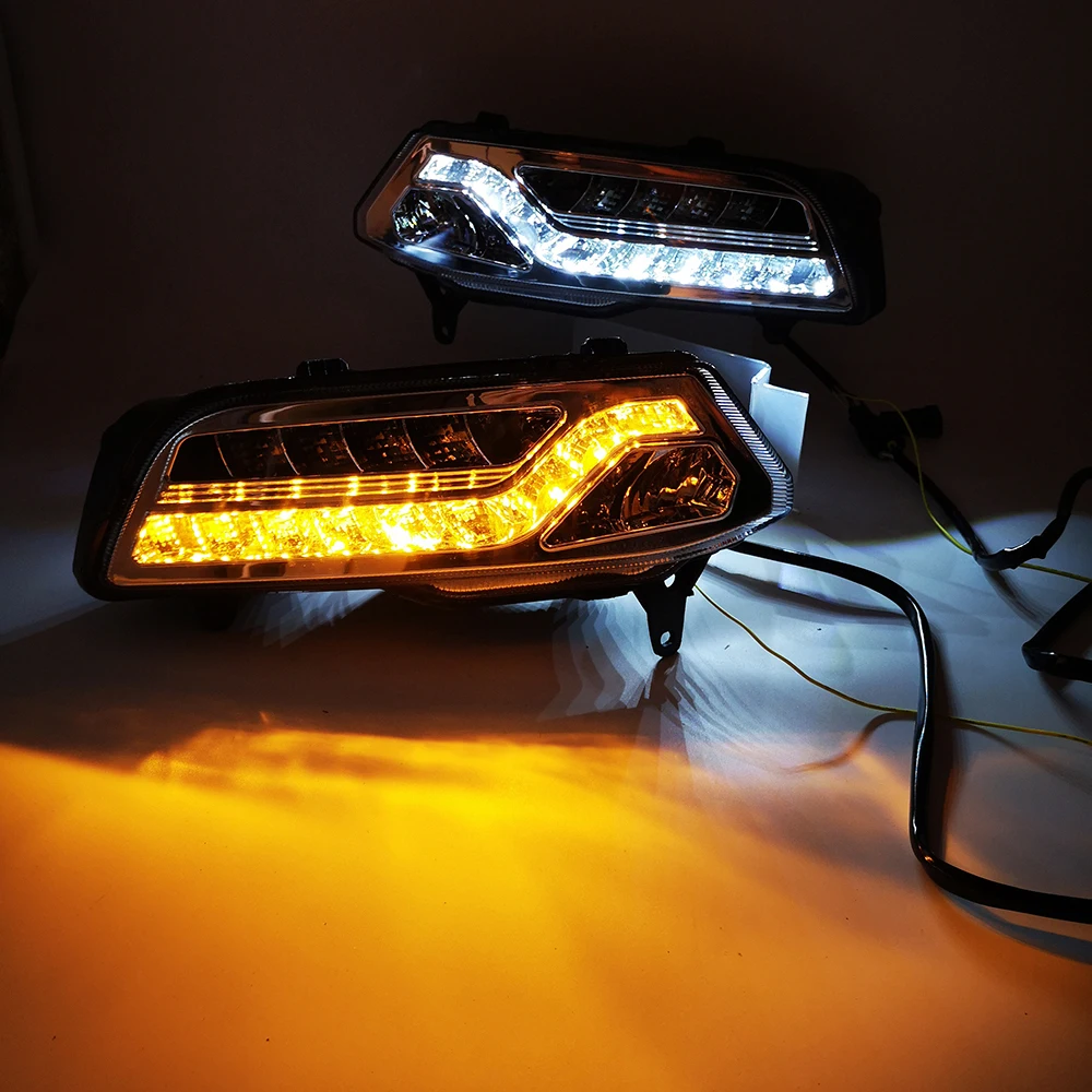 2 шт. DRL для Защитные чехлы сидений сшитые специально Volkswagen Polo 2014 2015 2016 2017 дальнего