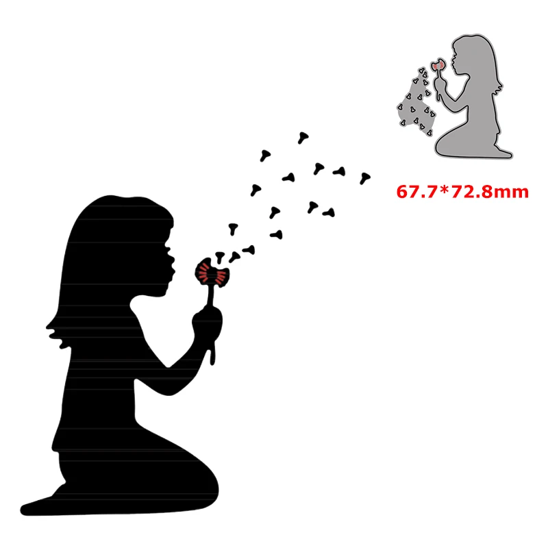 

metal cutting dies die cut girl love decoration diy Scrapbook paper craft knife mould blade punch stencils dies