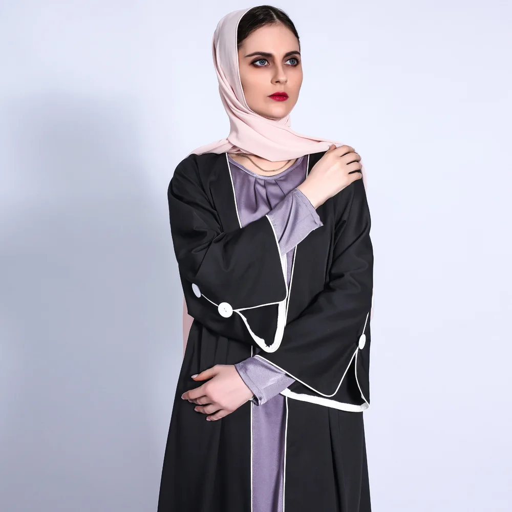 Новое кимоно Eid Abaya для женщин короткое однотонное Средний Восток Дубай