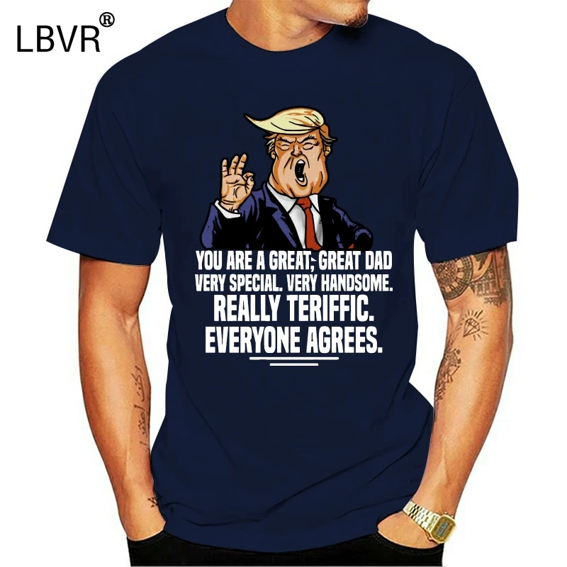 Дональд Трамп футболка на День отца подарок для матери дочери и сына забавные