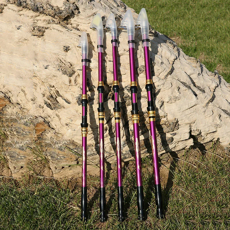

Fishing Rod Pole Carbon Smooth Guided Ring Anti-slip Handle Telescopic for Anglers Sea ALS88