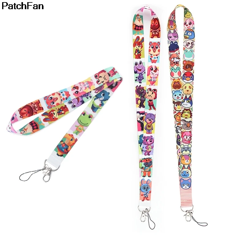

20 шт./лот A3552 Patchfan рисунками зверей из мультфильмов бирка ремешок дети шейный ремешок для безопасности отрыв для Мобильный телефон USB держат...