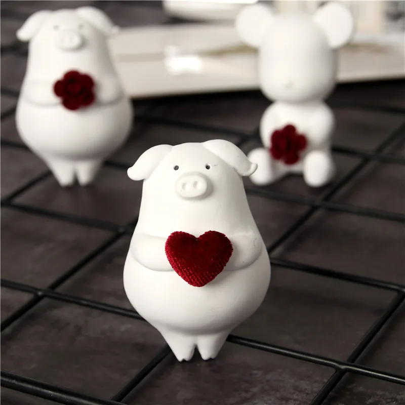 Симпатичная свинка автомобильная розетка для воздуха устройство