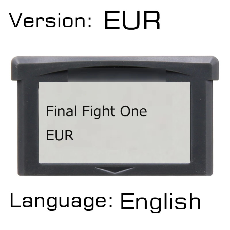 32 бит картридж для видеоигр Final Fight One Console Card Версия ЕС на английском