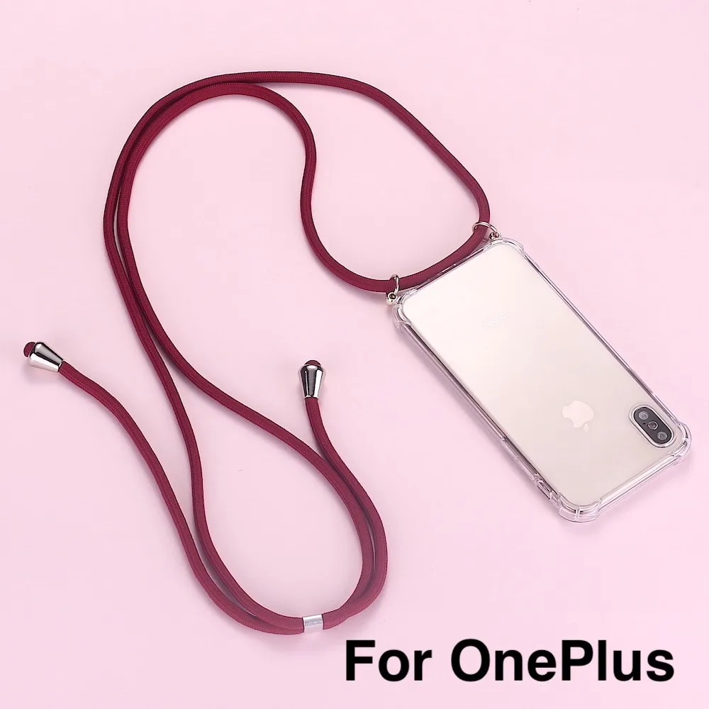 Ремешок шнур цепочка искусственное ожерелье ремешок чехол для переноски OnePlus 7T 7