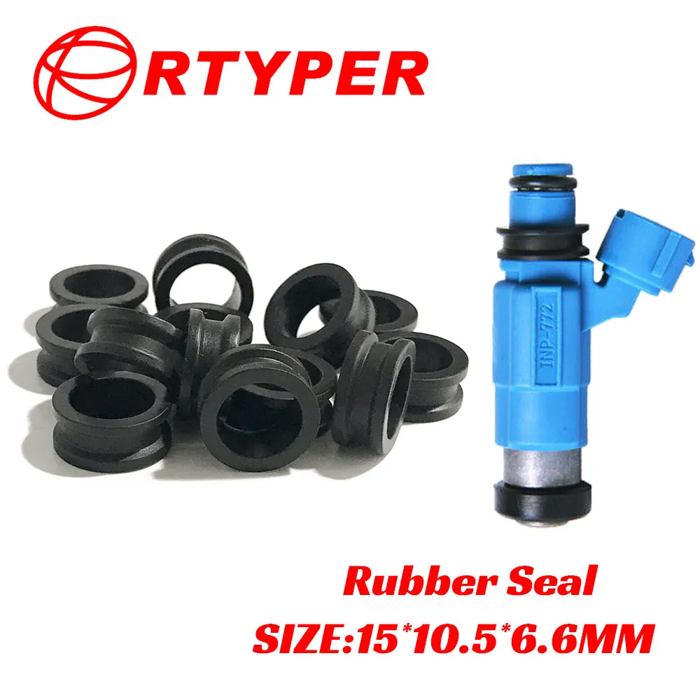 

100 шт., ремонт топливного инжектора, резиновая прокладка 22010 для Mitsubish Suzuki Carry Mazda