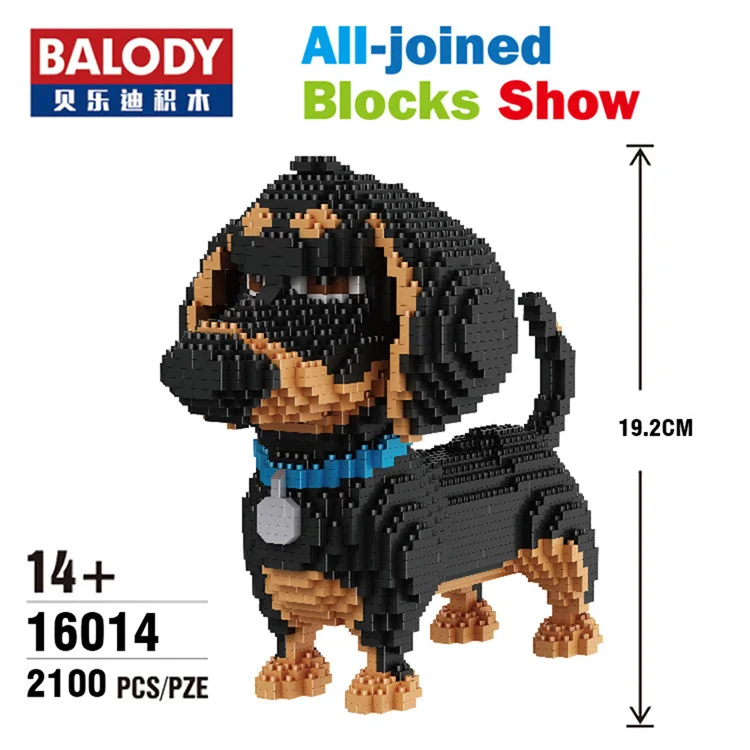 

Balody 16043 mini cute building block animal poodle model Brinquidos Husky toy 16042 16013 16014 16015 16045 16049 16024 16064