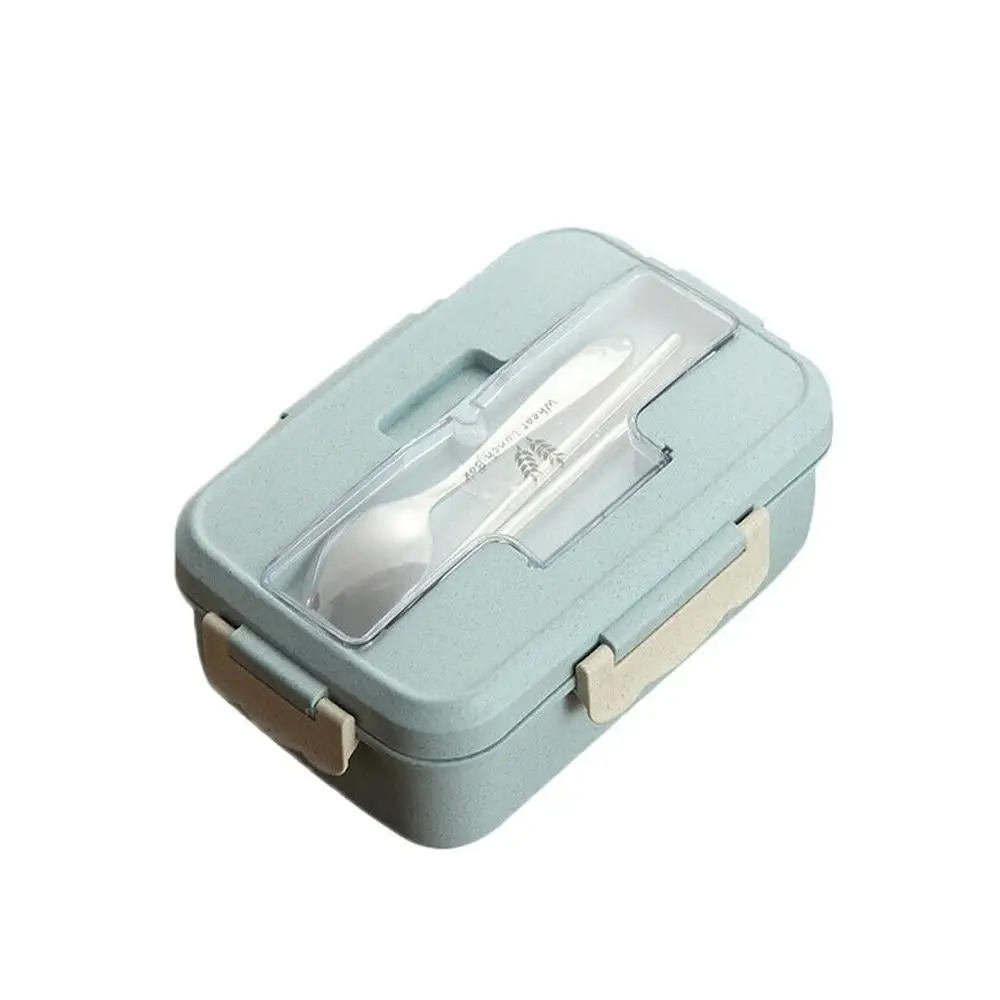 lunch box Пшеничная солома Bento Контейнер Bento для обеда коробка для детей Ланч-бокс lonchera fiambrera infantil lancheira comida@ 25 - Цвет: lunch box
