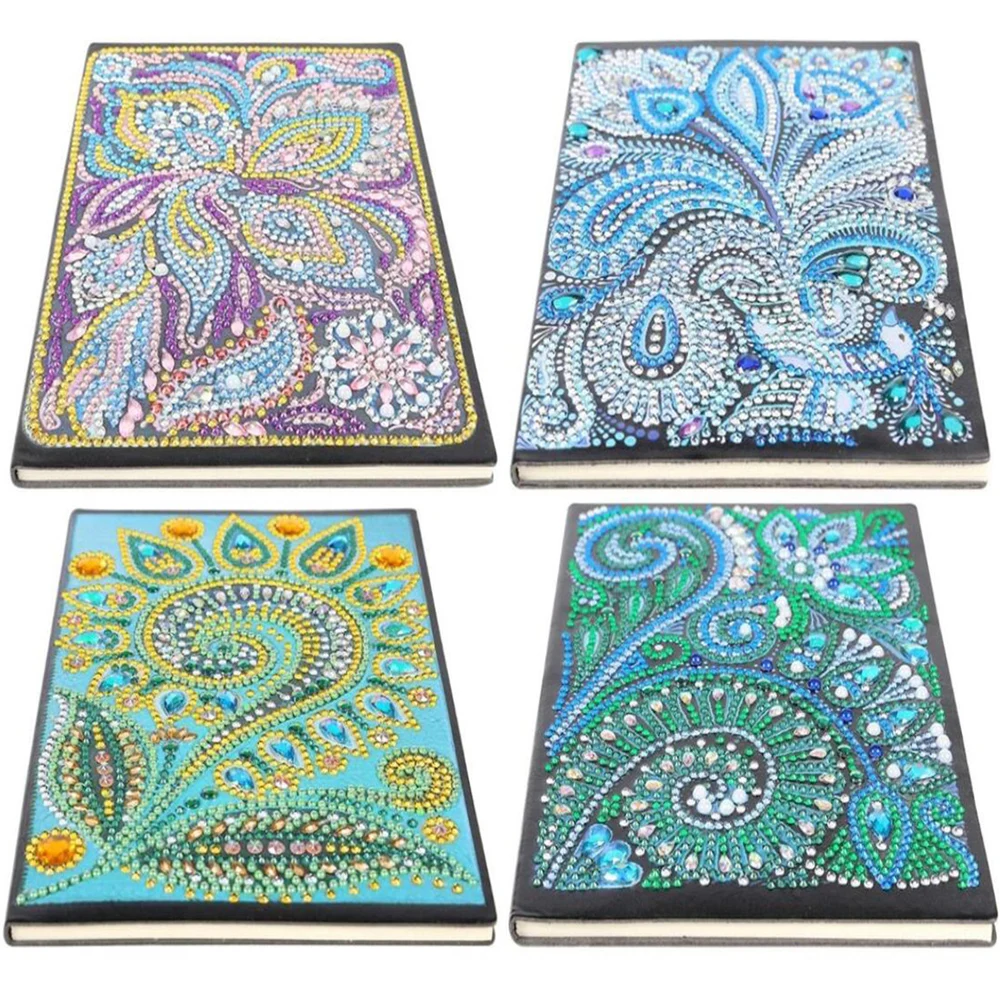 

5D Diamond Painting Notebook Special Shaped New Arrivals Flower Diamond Embroidery Sale A5 Diary Book Mosaic Pictures Gift