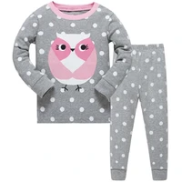 brand new girls pajamas kids animal sleepwear girls pajamas pijama owl kids nightwear baby pyjamas for 3 8 years