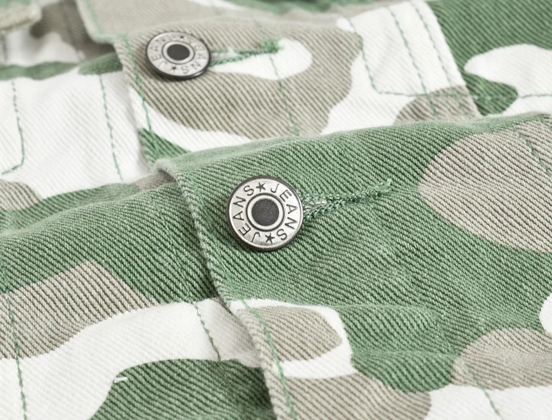 Джинсовая куртка мужская камуфляжная розовая потертая из денима дизайнерская