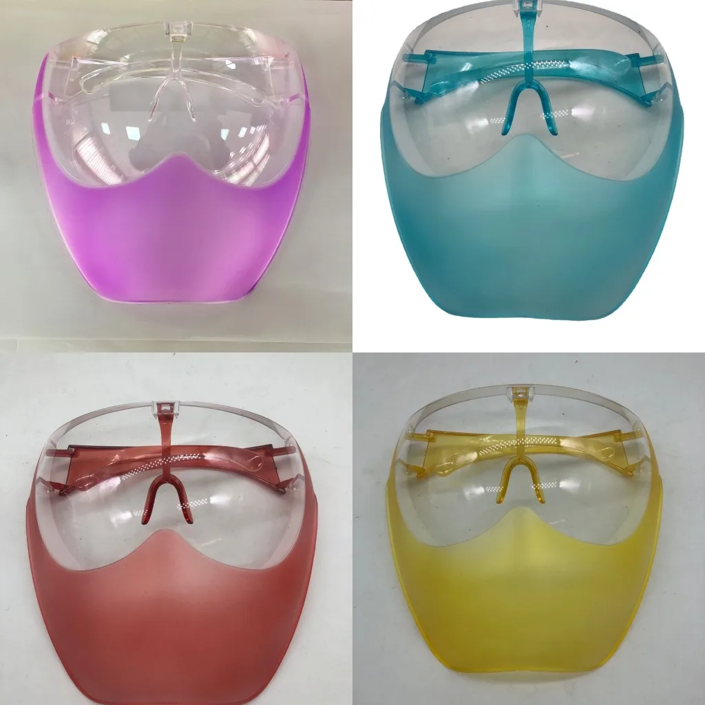 Adult Eye Shield Visor Wrap Sun Glasses Half Face Guard Antifogging Space Mirror Frosted PC Protective Mask | Дом и сад