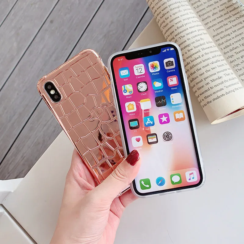 Модный Роскошный каменный чехол для телефона iphone 11 Pro Max XR X XS max 7 8 plus милый