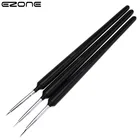 Кисть для рисования EZONE Black, тонкая нейлоновая ручка с крючком, для масляной краски, товары для школы и офиса