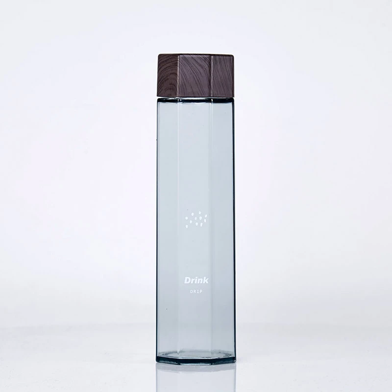 Drink Drip Soffe фруктовая бутылка для заварки воды 380 мл квадратная прозрачная термостойкая уличная Спортивная бутылка для питья без BPA пластика - Цвет: Drink Drip