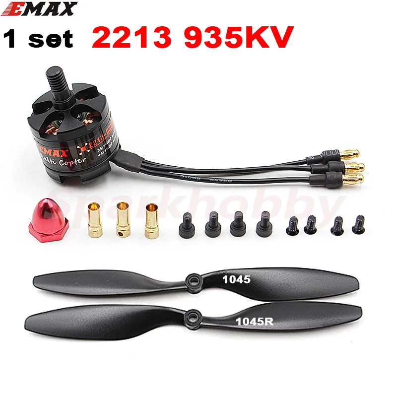 1 комплект EMAX 2213 MT2213 935KV мульти вертолет бесщеточный мотор для мультикоптера с 1045 S