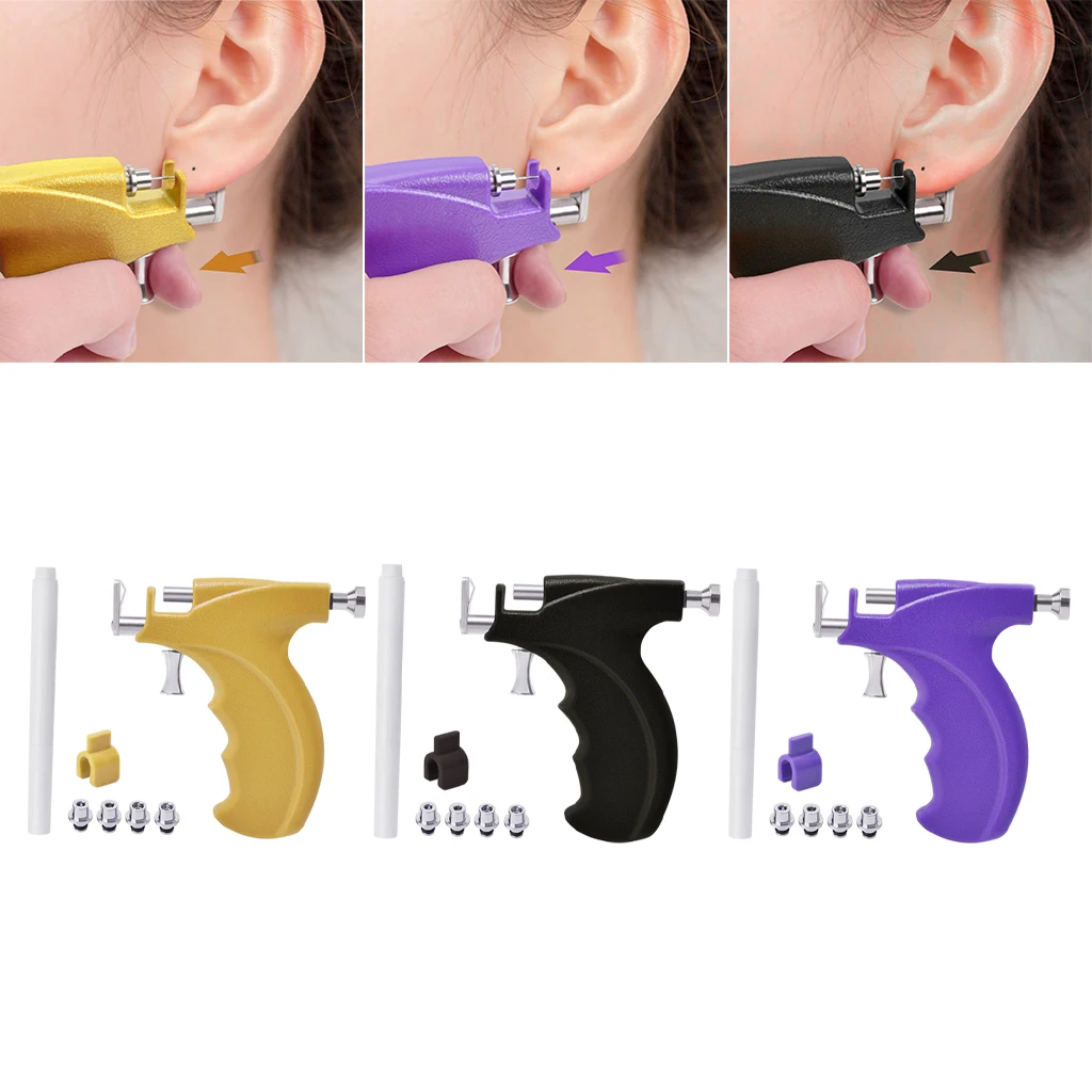 

Safe Ear Piercing Tool Kit Stainless Steel Salon Home Self Earring Pericings Earring Pericings Device