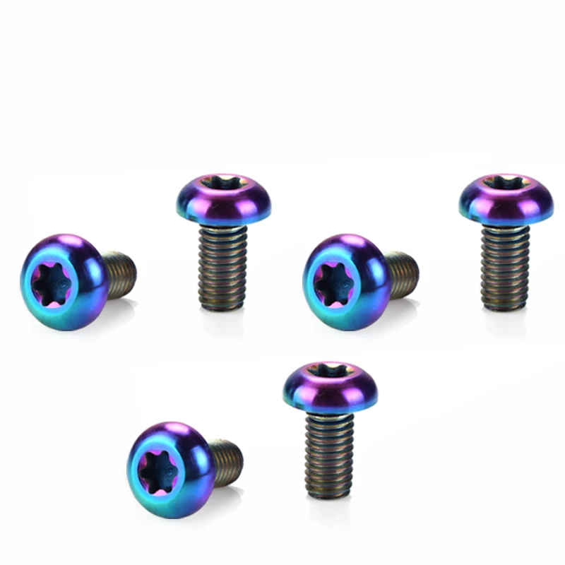 Ti Титан сплав дисковый тормоз винты для ротора T25 Torx MTB Горный Дорожный велосипед