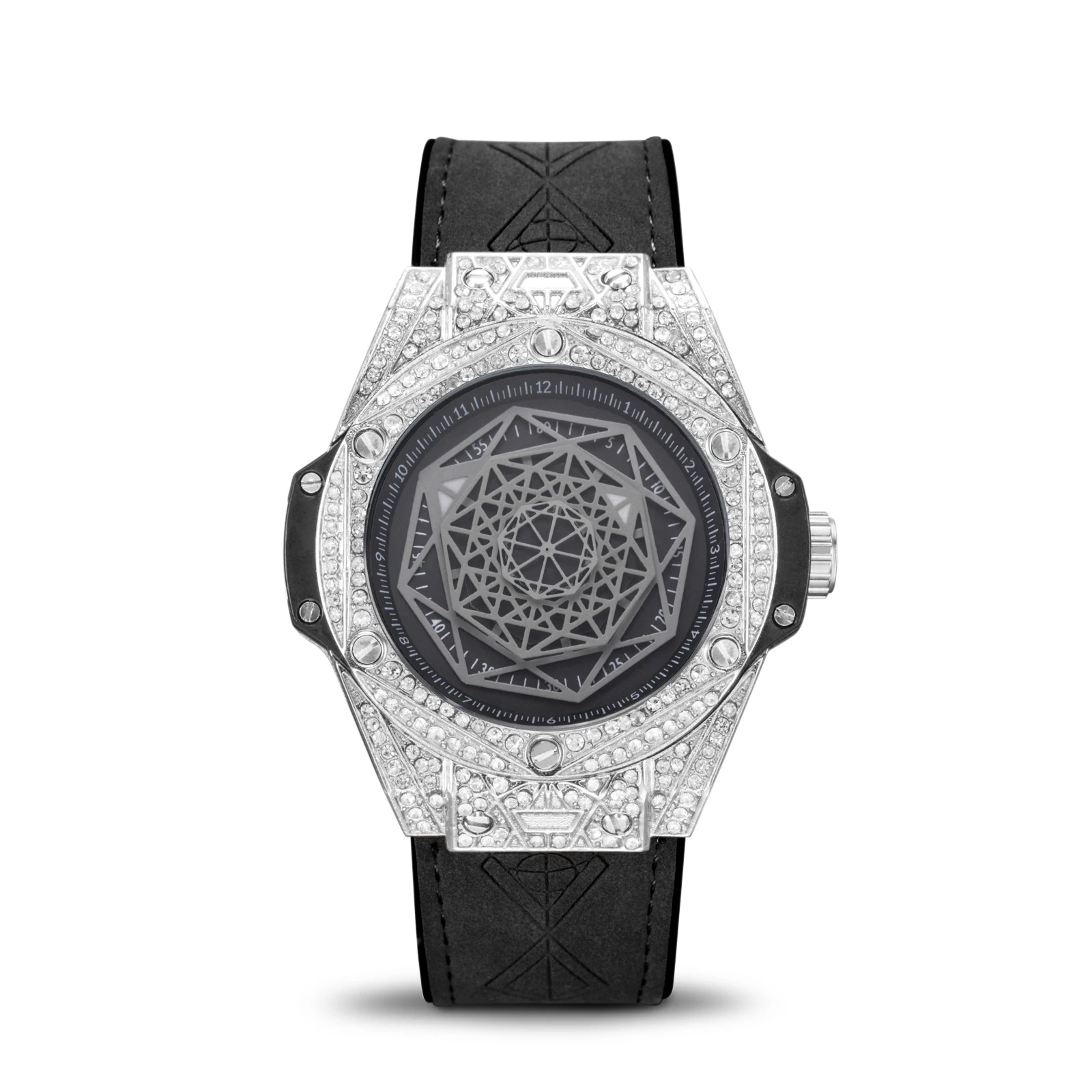 SB004 Швейцарская Алмазная резка Япония Miyota кварц rolexable круг модный тренд мужские часы светящиеся водонепроницаемые Relojes Hombre - Цвет: SB004