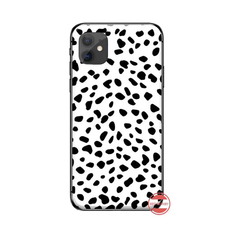 White Black Cow Symbol Cover Soft Shell Phone Case For iphone 5 5S SE 5C 6 6S 7 8 plus X XS XR 11 PRO MAX | Мобильные телефоны и