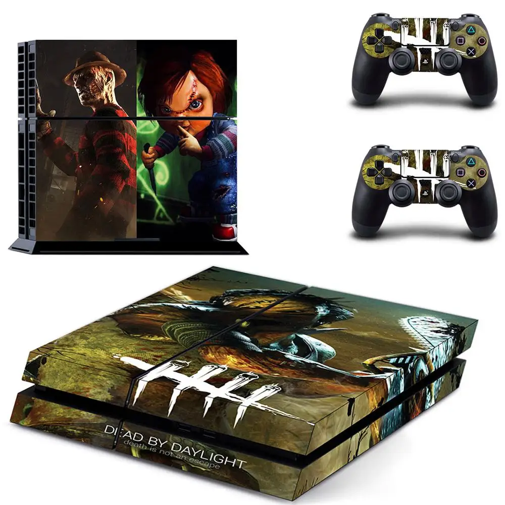 Виниловая наклейка для Sony Playstation 4 новая на кожу PS4 консоли и контроллеров Game Dead by
