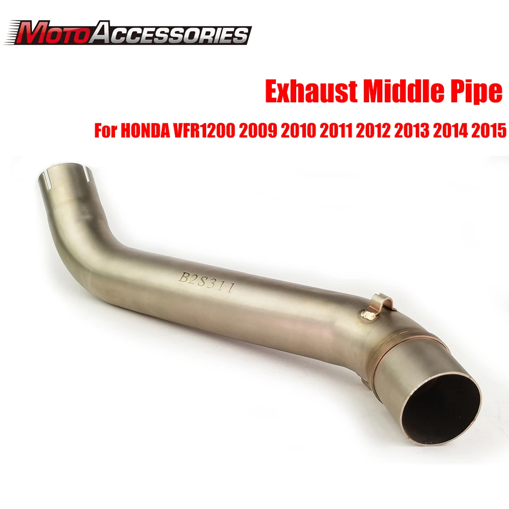 Средняя выхлопная труба мотоцикла трубы ссылку слипоны раздел глушитель