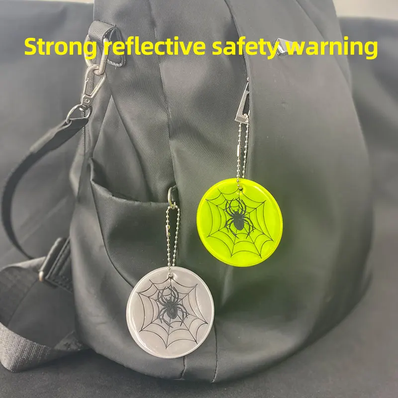 MEILITE 500 Светоотражающие брелки в виде паука на Хэллоуин | Безопасность и защита