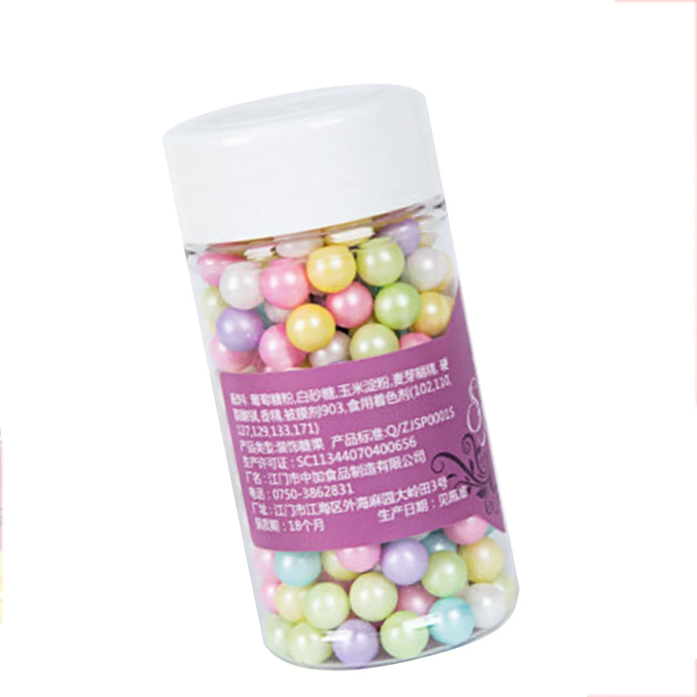 2 вида съедобные сахарные жемчужины принадлежности для украшения тортов выпечки