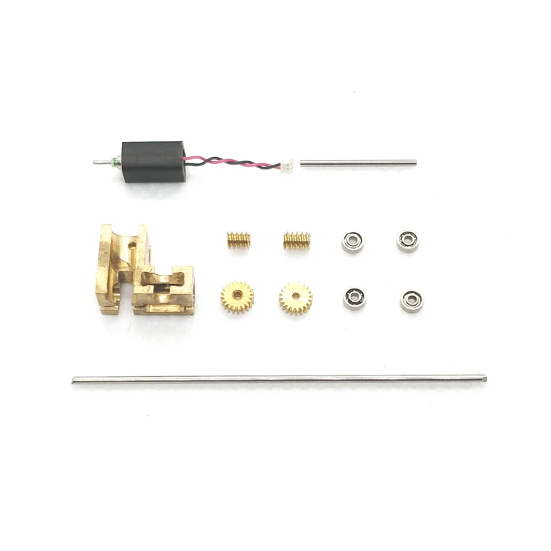 Dasmicro 1/87 Das87 4 мм коробка передач с запасными частями двигателя для