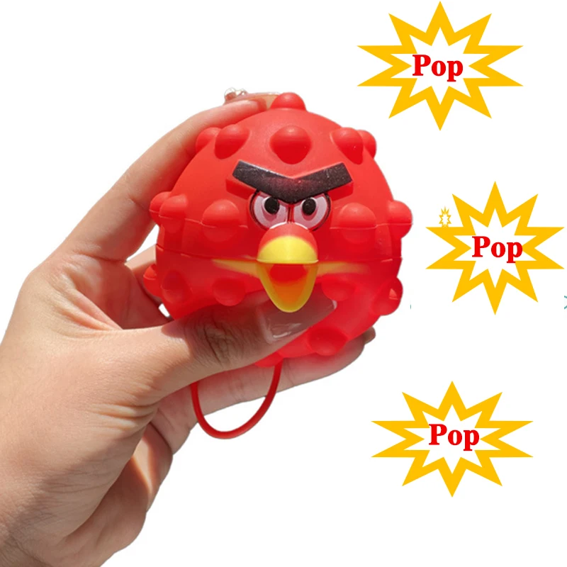 

Luminous TPR Animal Birds Fidget Toys High Elastic Flash Squeeze Toy Soft Decompression Ball Children Stress Relief Toys