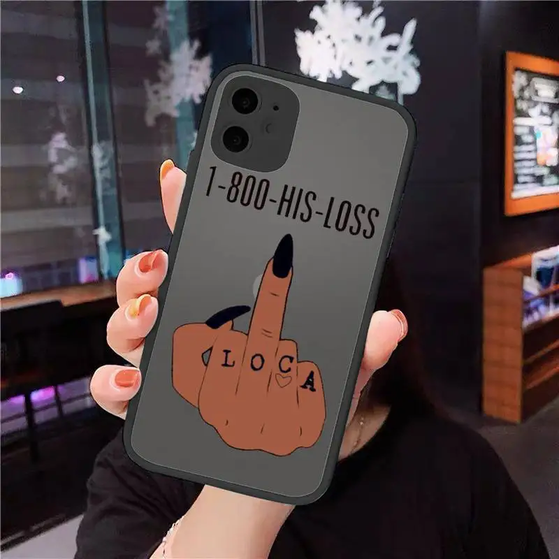 

black girl Phone Cases matte transparent For iphone 7 8 11 12 plus mini x xs xr pro max cover