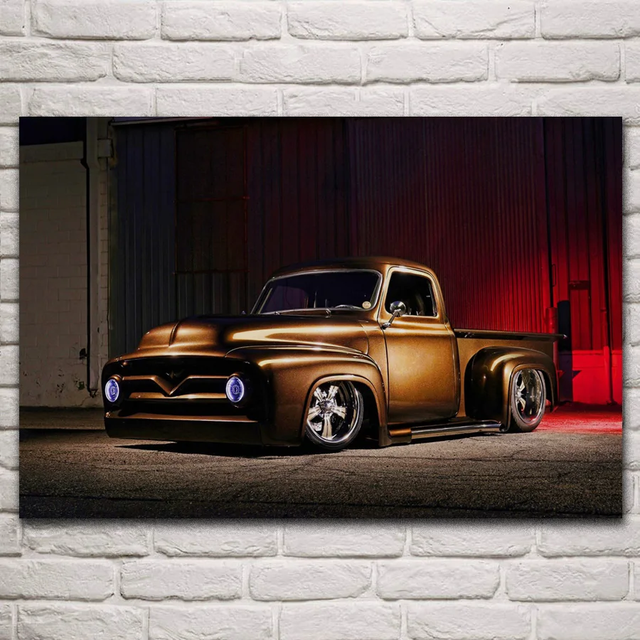 Классические индивидуальные f 100 low rider 1956 ретро автомобили фотография украшение