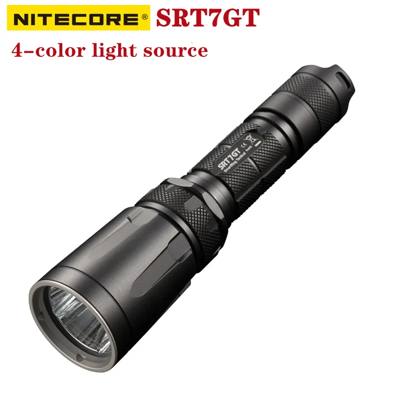 

Тактическая вспышка NITECORE SRT7GT, 1000 люмен, тверсветильник свет, 4 цвета, источник светильник, 7 специальных режимов, Trcoh светильник для нарусвети...