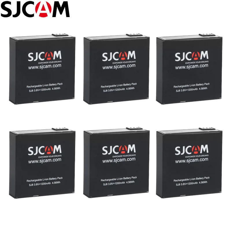 Аккумулятор SJCAM SJ8 PRO 1200 мА/ч литий ионные аккумуляторы для Plus/SJ8 AIR Аксессуары экшн