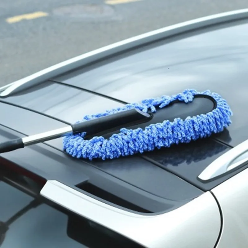 

Car Special Wax Tow Cleaning Mop Tweezers Soft Hair Retractable Water Long Handle Dust Removal Car Wash Brush