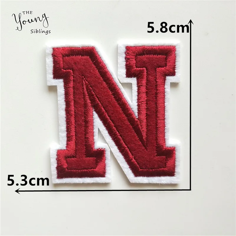 10 шт. в продаже высококачественные Мультяшные красные буквы термоплавкий клей