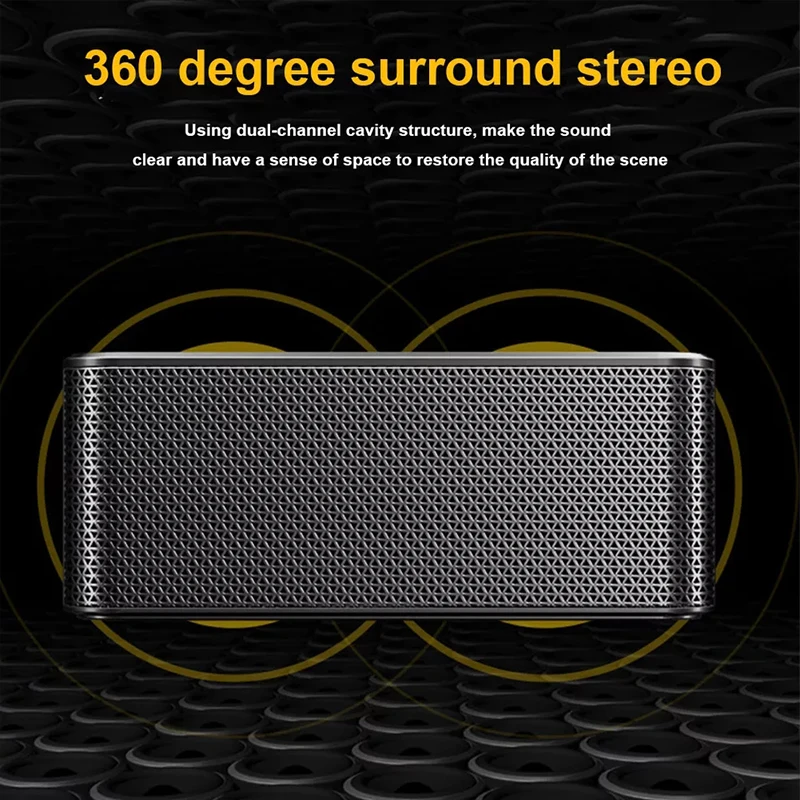 Беспроводной Bluetooth динамик большой объем сабвуфер открытый портативный