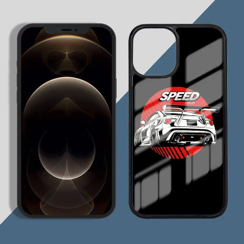 

Cool Japan sports car JDM Phone Case for iPhone 11 12 pro XS MAX 8 7 6 6S Plus X 5S SE 2020 XR Hard TPU PC cover funda shell