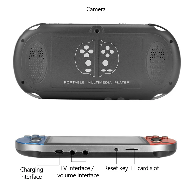 Портативная игровая консоль с цветным ЖК экраном HD Ручной игровой Ретро плеер