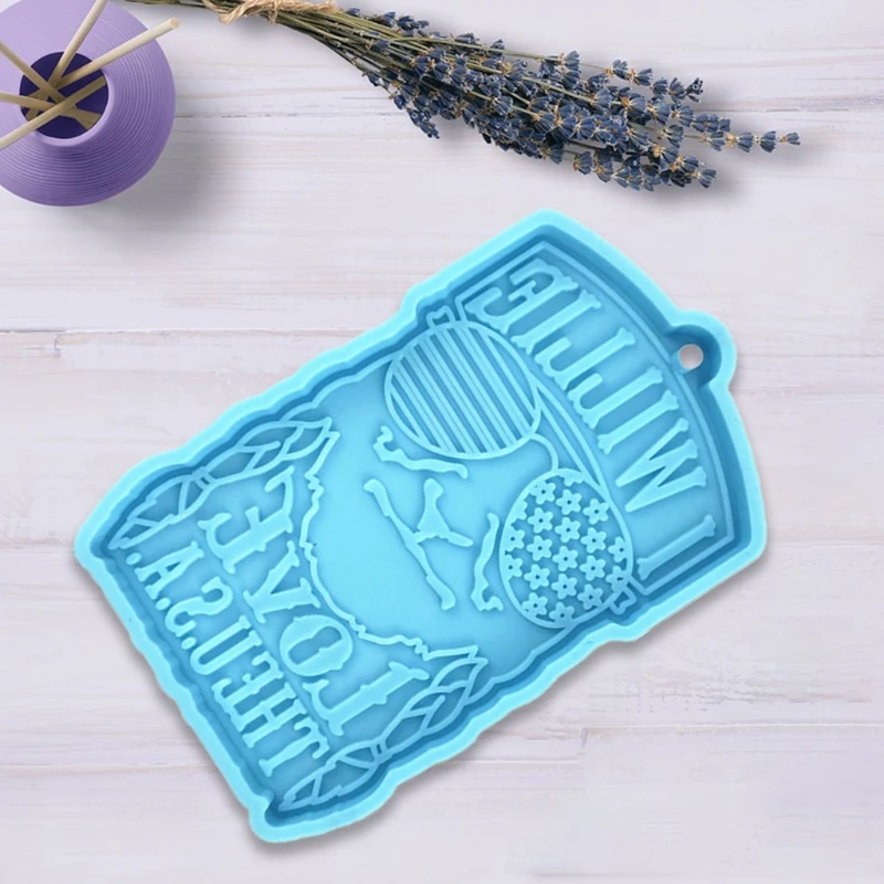 

Sunglasses Flag Keychain Epoxy Resin Mold Hanging Pendant Silicone Mould DIY Crafts Jewelry Necklace Casting Tool