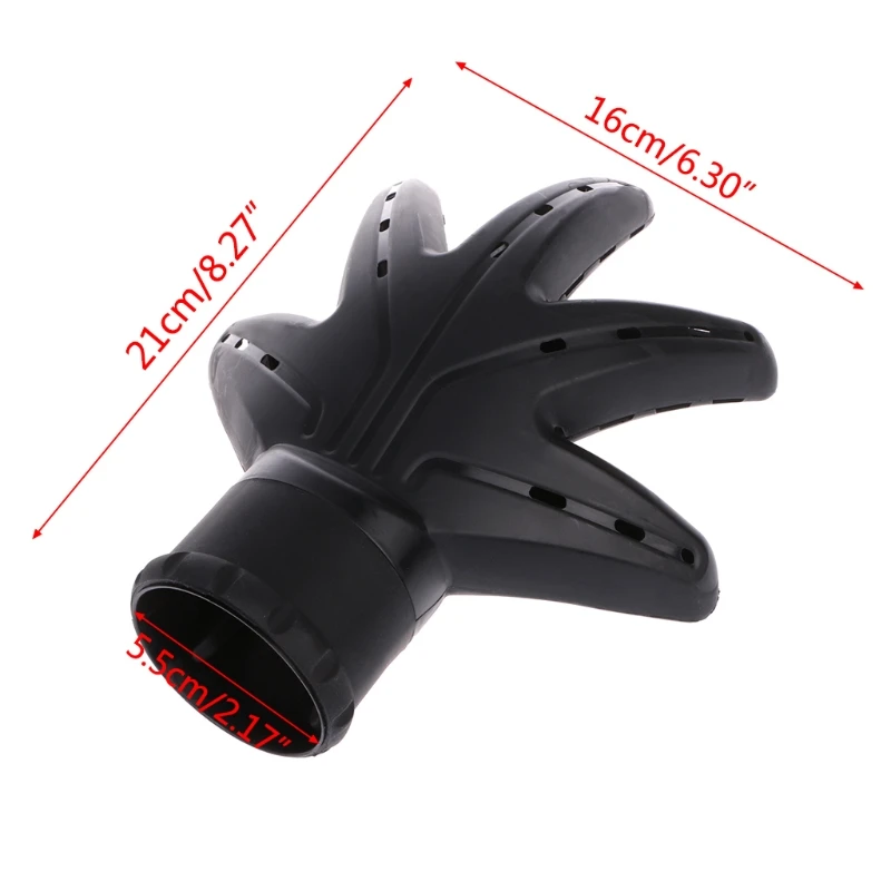 

Plastic Black Hand Shape Hair Dryer Diffuser Hairdressing Hair Styling Tools