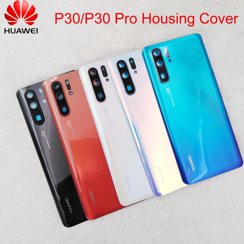 Оригинал Huawei P30/P30 Pro стекло задняя крышка батареи дверь Корпус чехол запасные
