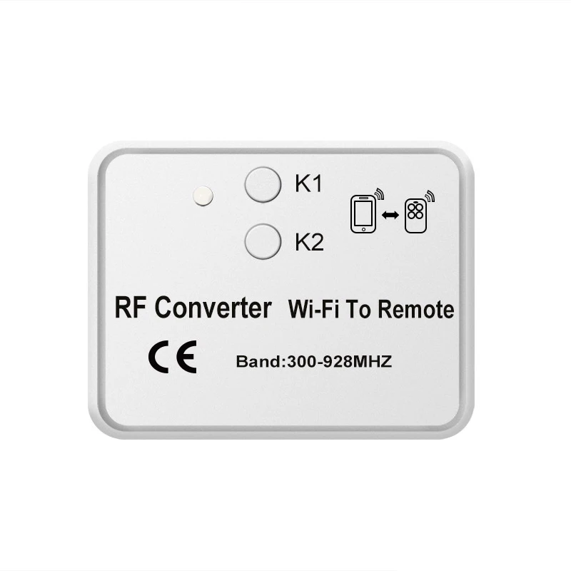 Mobile Control Wifi Rf Converter for Garage Gate Beninca Came Doorhan Transmitter 300-928Mhz |