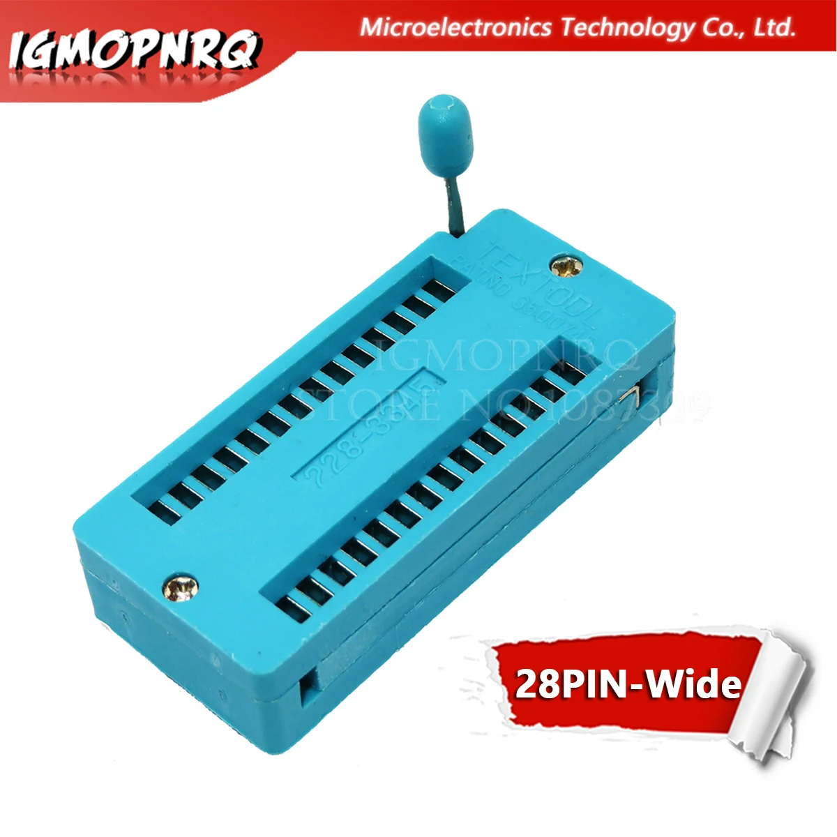 28-Wide 1 шт. 14 16 18 20 24 28 32 40 P Pin 2,54 мм Зеленый DIP Универсальный ZIF IC Разъем тестовый паяльник с разъемом типа IC Разъем тестовое сиденье - Цвет: 28-Wide