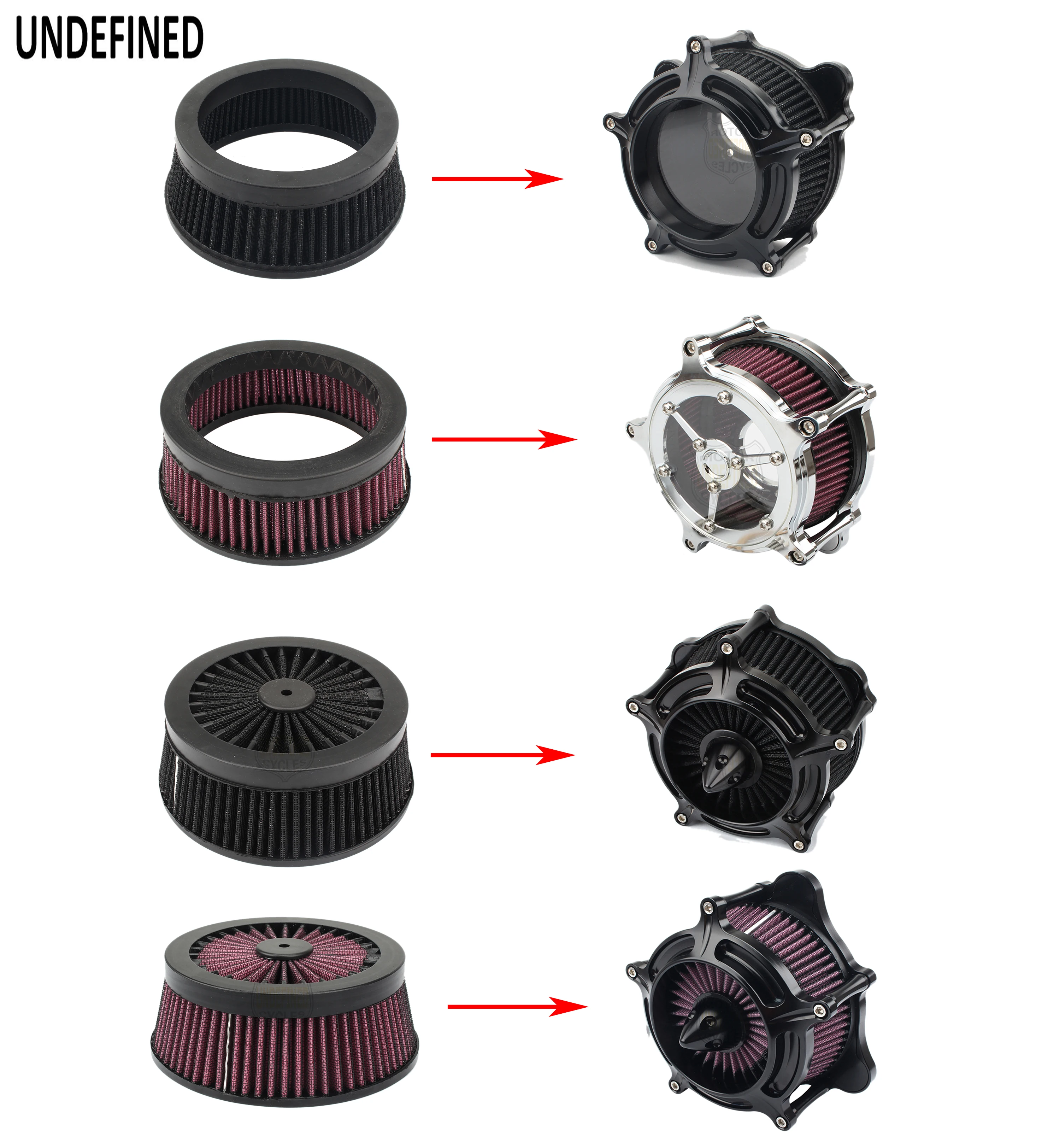 

Air Filter Element Replacement Motorcycle Intake Cleaner Filter For Harley Touring Sportster XL883 XL1200 Iron 883 Dyna Softail