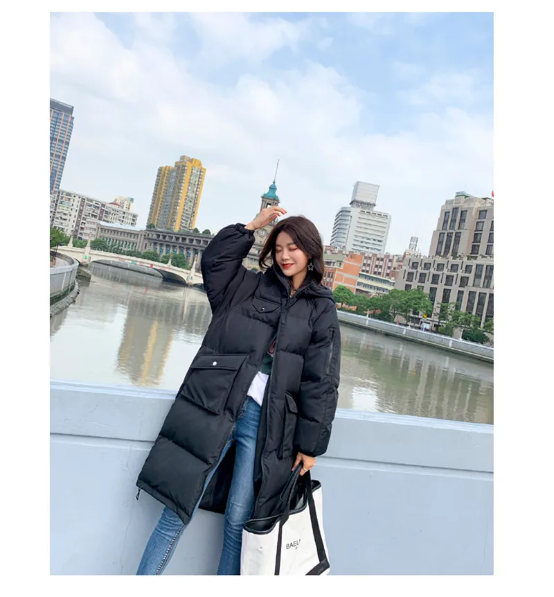 Новинка Корейская свободная хлопковая одежда женские пальто на осень и зиму 2021