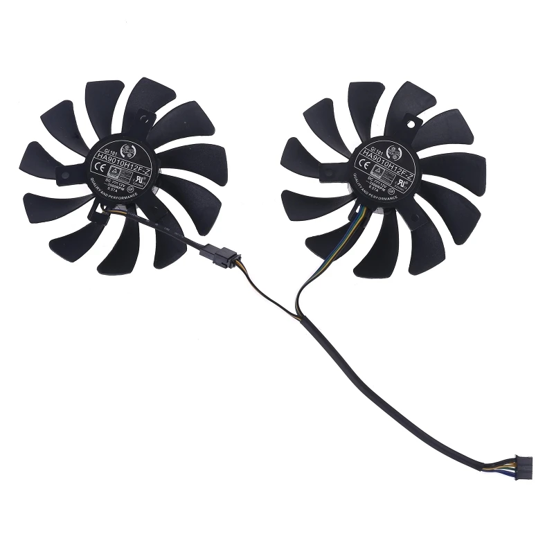 

1 Pair 85mm HA9010H12F-Z 4Pin Cooler Fan for MSI GTX 1060 OC 6G GTX 960 P106-100 P106 GTX1060 GTX960 Graphics Card Cooling Fan