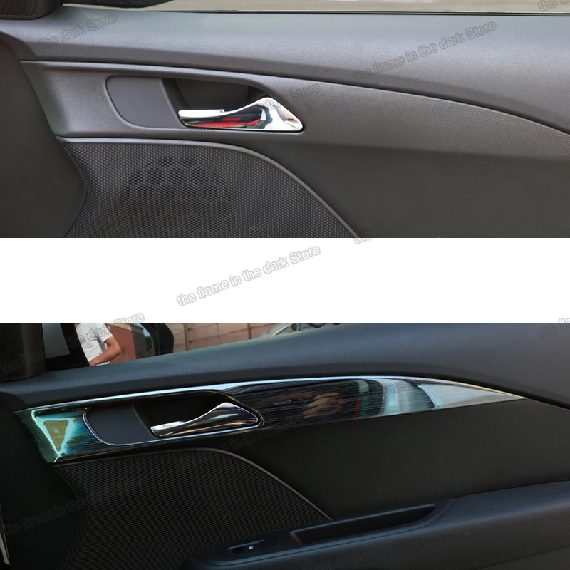 Внутренняя дверная ручка из нержавеющей стали Lsrtw2017 отделка рамы для Chevrolet Jery 2017