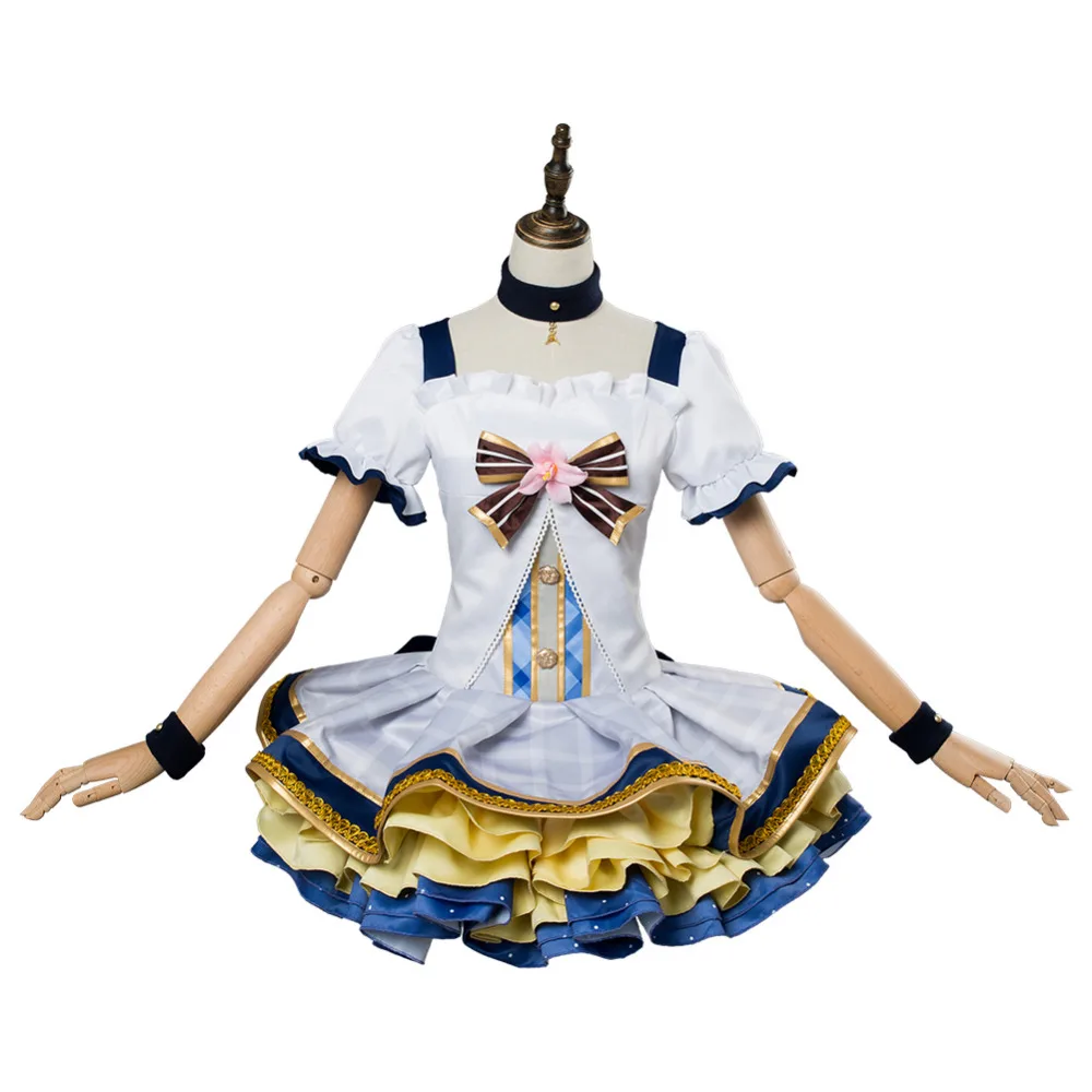 Аниме Love Live School Idol Project Minami Kotori платье с цветочным букетом Униформа костюмы для